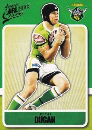 2009 NRL Classic Common Card - Base 039 Josh Dugan Canberra Raiders