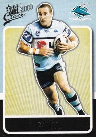 2009 NRL Classic Common Card - Base 042 Luke Covell Cronulla Sharks
