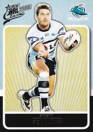 2009 NRL Classic Common Card - Base 048 Brett Seymour Cronulla Sharks