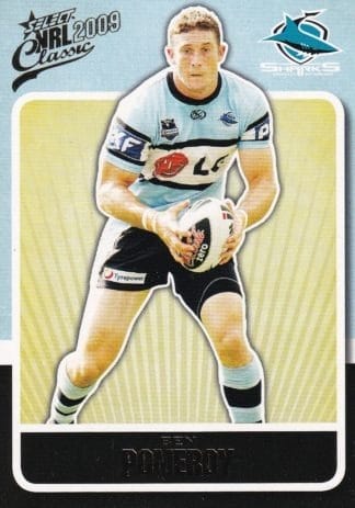 2009 NRL Classic Common Card - Base 049 Ben Pomeroy Cronulla Sharks