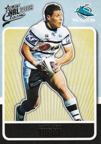 2009 NRL Classic Common Card - Base 051 Anthony Tupou Cronulla Sharks