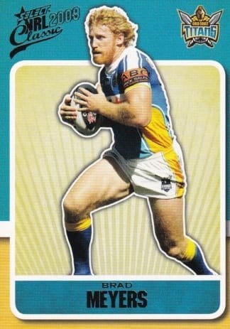 2009 NRL Classic Common Card - Base 059 Brad Meyers Gold Coast Titans