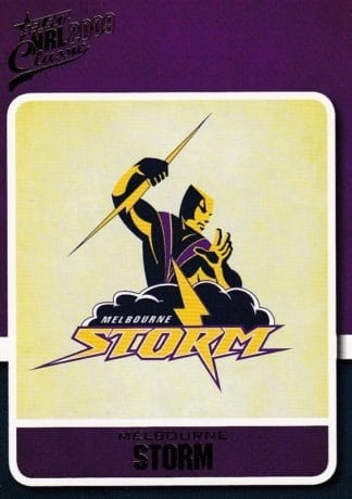 2009 NRL Classic Common Card - Base 076 Melbourne Storm Logo