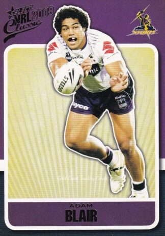 2009 NRL Classic Common Card - Base 078 Adam Blair Melbourne Storm