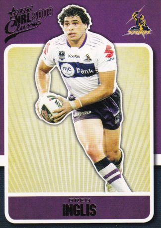 2009 NRL Classic Common Card - Base 081 Greg Inglis Melbourne Storm