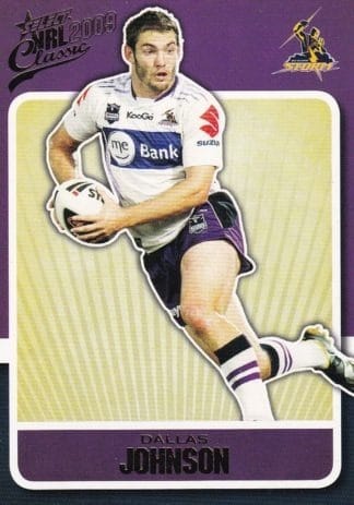 2009 NRL Classic Common Card - Base 082 Dallas Johnson Melbourne Storm