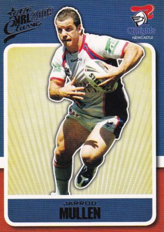 2009 NRL Classic Common Card - Base 095 Jarrod Mullen Newcastle Knights
