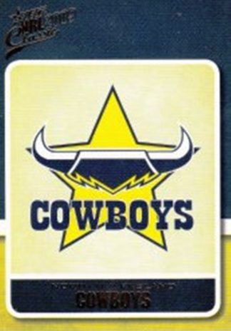 2009 NRL Classic Common Card - Base 100 North Qld Cowboys Logo