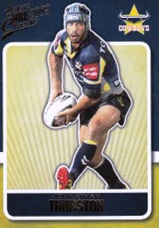 2009 NRL Classic Common Card - Base 101 Johnathan Thurston North Qld Cowboys