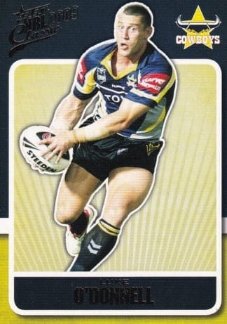 2009 NRL Classic Common Card - Base 107 Luke O'Donnell North Qld Cowboys