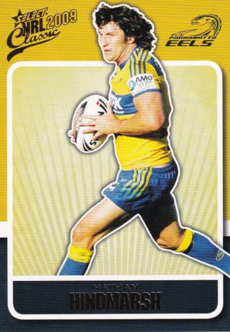 2009 NRL Classic Common Card - Base 117 Nathan Hindmarsh Parramatta Eels