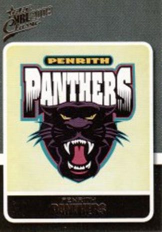 2009 NRL Classic Common Card - Base 124 Penrith Panthers Logo