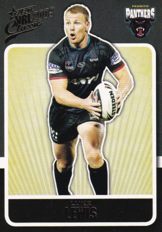 2009 NRL Classic Common Card - Base 132 Luke Lewis Penrith Panthers
