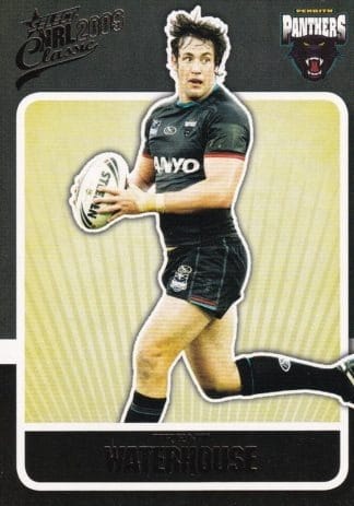 2009 NRL Classic Common Card - Base 135 Trent Waterhouse Penrith Panthers