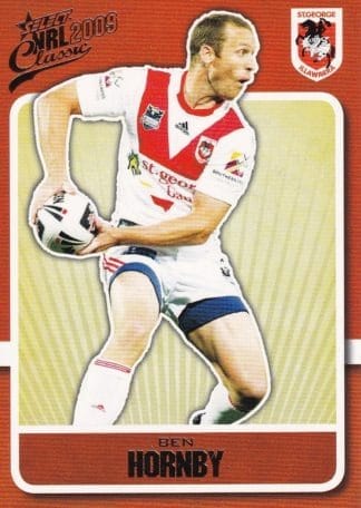 2009 NRL Classic Common Card - Base 141 Ben Hornby St George Dragons