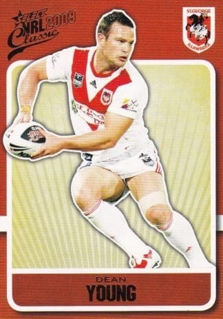 2009 NRL Classic Common Card - Base 142 Dean Young St George Dragons