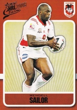 2009 NRL Classic Common Card - Base 145 Wendell Sailor St George Dragons