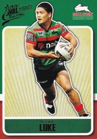 2009 NRL Classic Common Card - Base 153 Issac Luke South Sydney Rabbitohs