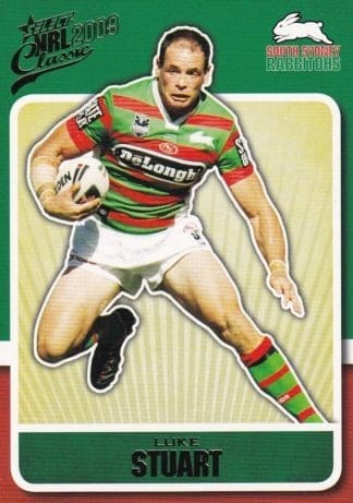 2009 NRL Classic Common Card - Base 156 Luke Stuart South Sydney Rabbitohs