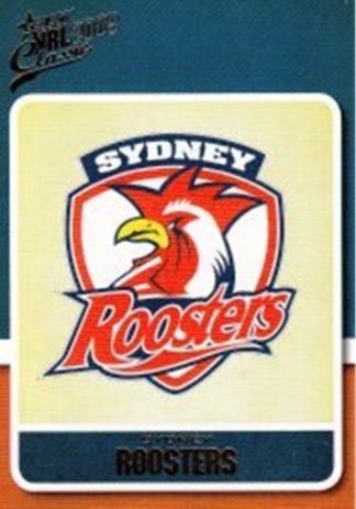 2009 NRL Classic Common Card - Base 160 Sydney Roosters Logo