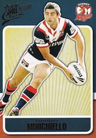 2009 NRL Classic Common Card - Base 165 Anthony Minichiello Sydney Roosters