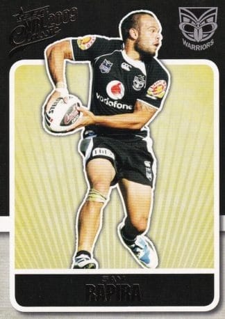 2009 NRL Classic Common Card - Base 182 Sam Rapira Warriors