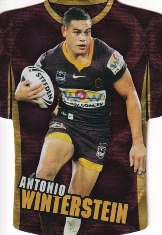 2009 NRL Classic Holofoil Jersey - JDC04 Antonio Winterstein Brisbane Broncos