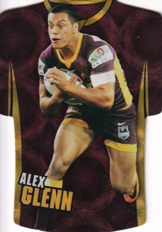 2009 NRL Classic Holofoil Jersey - JDC06 Alex Glenn Brisbane Broncos