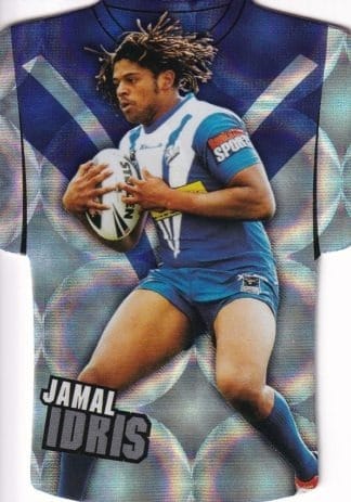 2009 NRL Classic Holofoil Jersey - JDC08 Jamal Idris Canterbury Bulldogs