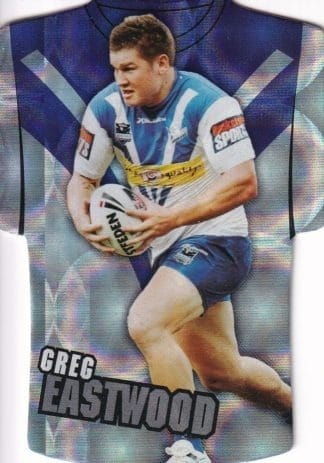 2009 NRL Classic Holofoil Jersey - JDC12 Greg Eastwood Canterbury Bulldogs