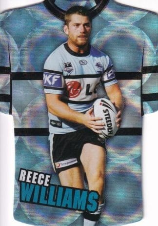 2009 NRL Classic Holofoil Jersey - JDC21 Reece Williams Cronulla Sharks