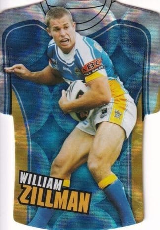 2009 NRL Classic Holofoil Jersey - JDC27 William Zillman Gold Coast Titans