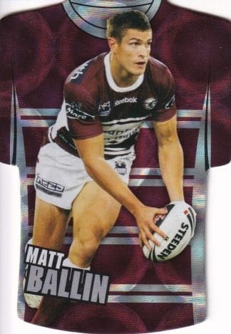 2009 NRL Classic Holofoil Jersey - JDC33 Matt Ballin Manly Sea Eagles