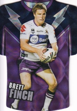 2009 NRL Classic Holofoil Jersey - JDC37 Brett Finch Melbourne Storm