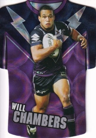 2009 NRL Classic Holofoil Jersey - JDC40 Will Chambers Melbourne Storm