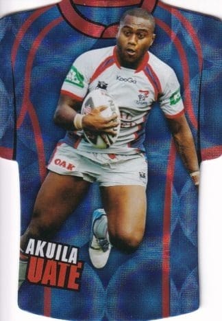 2009 NRL Classic Holofoil Jersey - JDC44 Akuila Uate Newcastle Knights