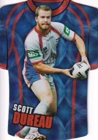 2009 NRL Classic Holofoil Jersey - JDC46 Scott Dureau Newcastle Knights