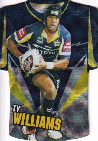 2009 NRL Classic Holofoil Jersey - JDC53 Ty Williams North Qld Cowboys