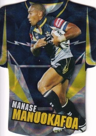 2009 NRL Classic Holofoil Jersey - JDC54 Manase Manuokafoa North Qld Cowboys