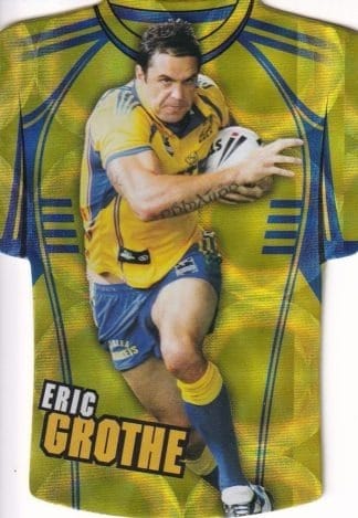 2009 NRL Classic Holofoil Jersey - JDC57 Eric Grothe Parramatta Eels