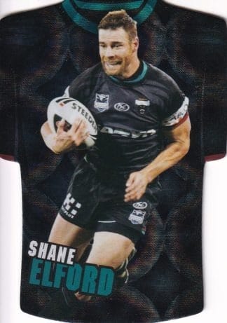 2009 NRL Classic Holofoil Jersey - JDC62 Shane Elford Penrith Panthers