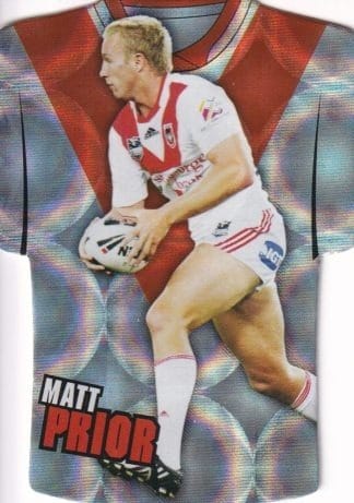 2009 NRL Classic Holofoil Jersey - JDC69 Matt Prior St George Dragons