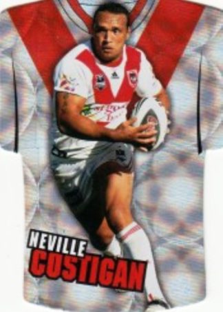 2009 NRL Classic Holofoil Jersey - JDC71 Neville Costigan St George Dragons