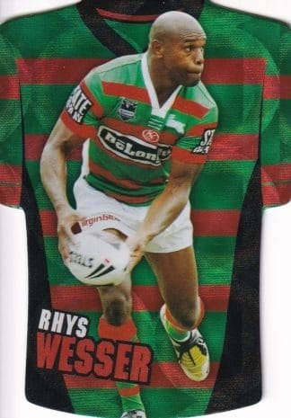 2009 NRL Classic Holofoil Jersey - JDC77 Rhys Wesser South Sydney Rabbitohs