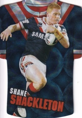 2009 NRL Classic Holofoil Jersey - JDC83 Shane Shackleton Sydney Roosters