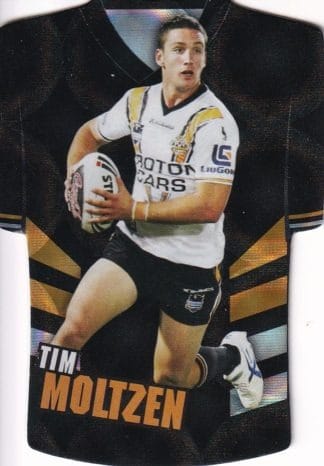 2009 NRL Classic Holofoil Jersey - JDC91 Tim Moltzen Wests Tigers