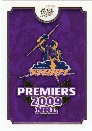 2009 NRL Premiers Set - PC01 Checklist Melbourne Storm