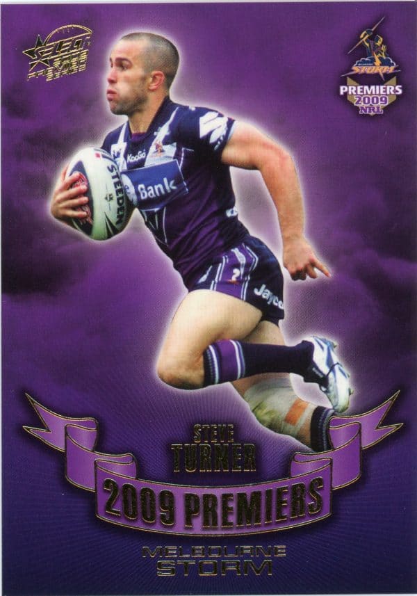 2009 NRL Premiers Set - PC03 Steve Turner Melbourne Storm