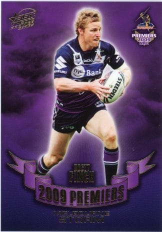 2009 NRL Premiers Set - PC07 Brett Finch Melbourne Storm