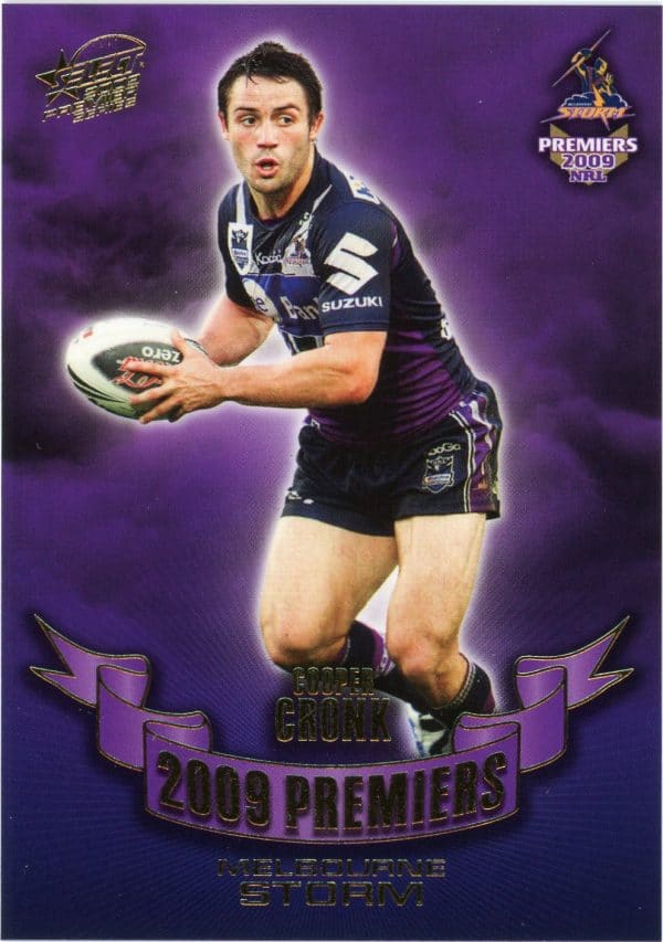 2009 NRL Premiers Set - PC08 Cooper Cronk Melbourne Storm